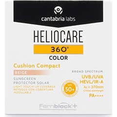 Heliocare 360º Color Cushion Compact Beige Protector Solar SPF50+ 15g