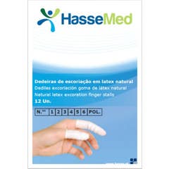 HasseMed Dediles de Excoriación en Látex Nº3 12 uds