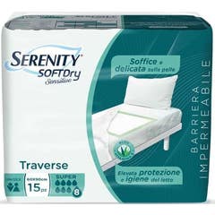 Serenity Trav Soft Dry Sensitive Empapador 80x180 15 uds