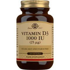 Solgar Vitamina D3 1000ui 25åµg 100 softgels