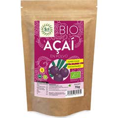 Solnatural Acaí Polvo Bio sin Gluten Vegano 70g