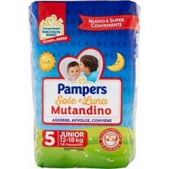 Pampers Sole & Luna Junior 14 Unità