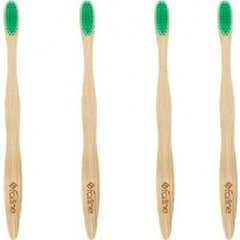 Farline Bamboo Toothbrush Green 1pc