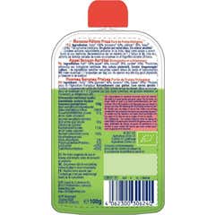 Hipp Bolsita Manzana, Plátano y Fresa 100g