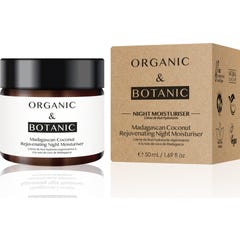 Organiczny i botaniczny madagaskarski kokos odmładzający nawilżacz nocny 50ml