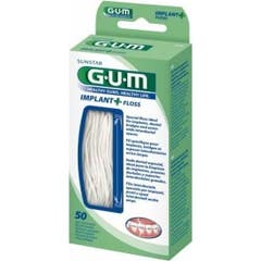 GUM® Filo interdentale per apparecchio 30 cm 50pz