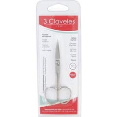 3 Claveles Tijeras Uñas Curva 1ud