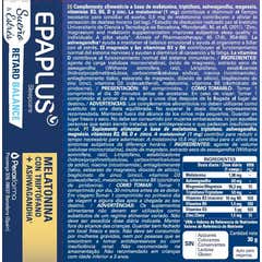 Epaplus Sleepcare Melatonina Retard Balance 60comp Epaplus Sleepcare Melatonina Retard Balance 60comp