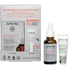 Apivita Serum Korygujący C15 Propolis 30 ml + 5 Action Serum Pod Oczy 5 ml