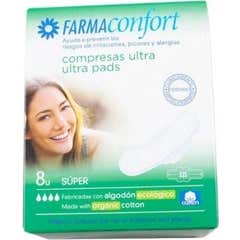 Farmaconfort Ultrafine 100% Cotone Pads 8 pezzi