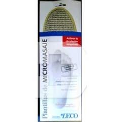 Leco plantillas micromasaje número 40/41 1 par