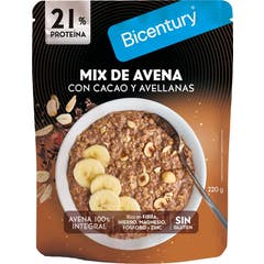 Bicentury Mix de Avena Con Cacao y Avellanas 220 g