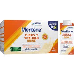 Meritene Fuerza y Vitalidad Drink Vainilla 12x180 ml