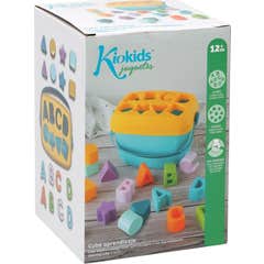 Kiokids Speelgoed Leerblok met Insteekvormen 1 stuks