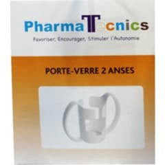 Pharmatecnics Supporto di vetro bianco 1 Unità