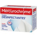 Mercurochrome Lingettes Désinfectantes Sachet Individuel 12 Unités