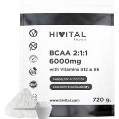 HIVITAL BCAA 2:1:1 6000 mg 720 g