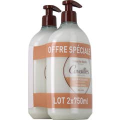 Cavaillès Crema de Ducha Nutritiva Pieles Secas 2x750 ml
