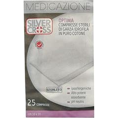 Cuna de gasa Silvercross 10X10Cm 25Pcs