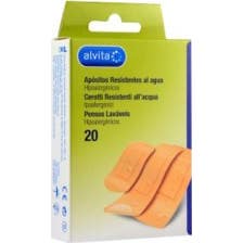 Medicazione adesiva Alvita idrorepellente 20 pz