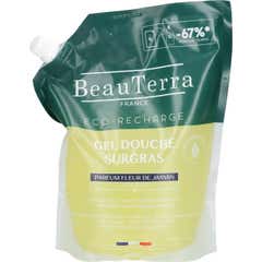 Beauterra Douchegel Jasmijn Eco-Herbruik 1000 ml