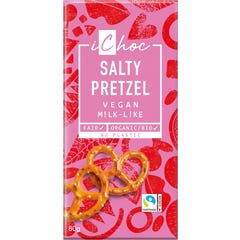 iChoc Cioccolato Con Pezzi di Pretzel Bio 80g