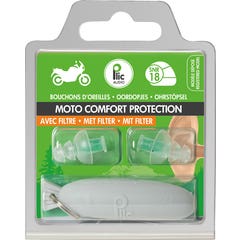 Plic Audio Tapones Filtro Especial Moto Comfort Protection 3uds