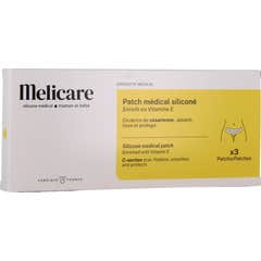 Melicare Parche Médico Siliconado 4x22 cm 3 uds