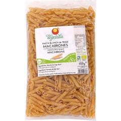 Vegetalia Macarrones Trigo Blanco Bio Veg 500g
