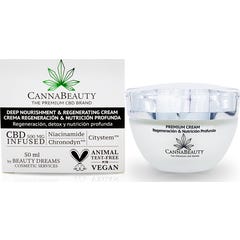 CannaBeauty Crema Premium Regeneración & Nutrición Profunda CBD 50ml