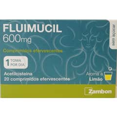 Fluimucil Acetilcisteína 600mg 20comp