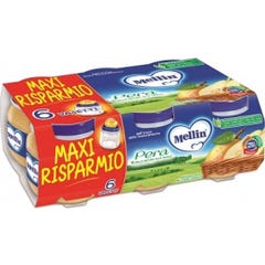 Mellin Omog Birne 6X100G