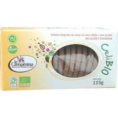 La Campesina Galleta Avena Integral Piña y Coco Bio 120 g