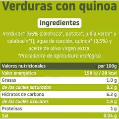 Smileat Tarrito Ecológico de Verduras con Quinoa 230g