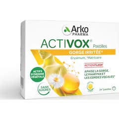 Arkovox honey and lemon flavour tablets 24 uts
