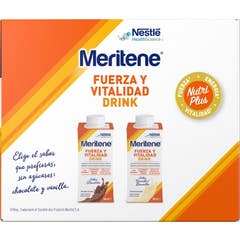 Meritene Fuerza y Vitalidad Drink Chocolate 12x180ml