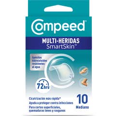 Compeed Multi-Heridas Smart Skin Apósitos Hidrocoloides T Mediana 10 uds
