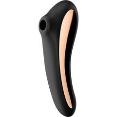 Satisfyer Dual Kiss Vibratore Air Nero con App 1 Unità