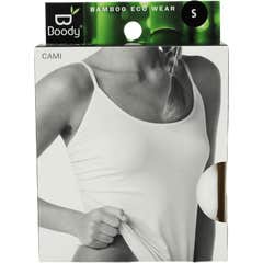 Boody Camiseta Top Tirantes Blanca Talla S 1 Par