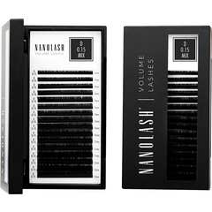 Nanolash Volume Lashes Set Pestañas Postizas 0.15 D Mix 6-13 mm