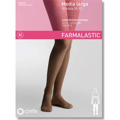 Farmalastic medium long blonda (AF) kompression normal T-medium blå 1ud