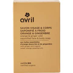 Avril Jabón Facial & Corporal en Frío Naranja & Jengibre 100 gr