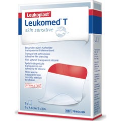 Leukomed T Haut Sensitiv 8x10cm 5 Stück