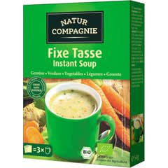 Natur Compagnie Sopa Instantánea Verduras Bio 3x18g