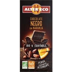 Alter Eco Ecological Tablet Dark Chocolate With Orange 100g