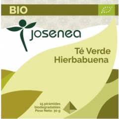 Josenea Té Verde Hierbabuena BIO 15 pirámides en sobre