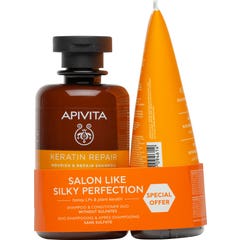 Apivita Pack Keratin Repair Champú + Acondicionador