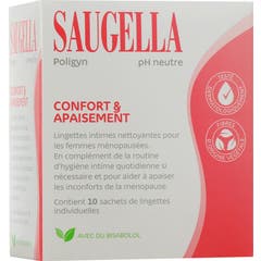 Saugella Poligyn Comfortdoekjes Menopauze 10 stuks