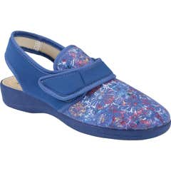 Bruman Chut BR3312 Pantufla Mujer Floral Azul Talla 37 1 Par