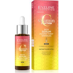 Eveline Cosmetics Vitamin C Serum 3X Anti-Falten Wirkung 30 ml